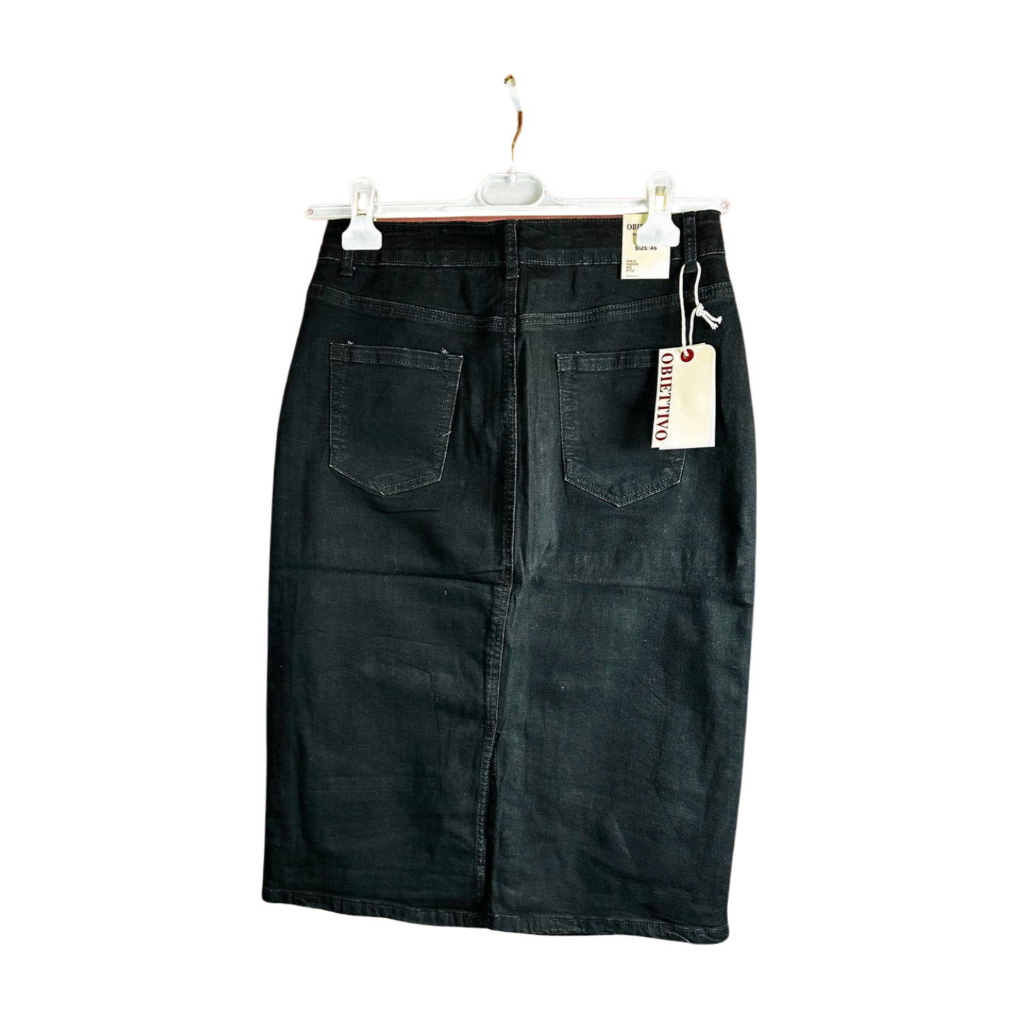 Gonna in jeans nera