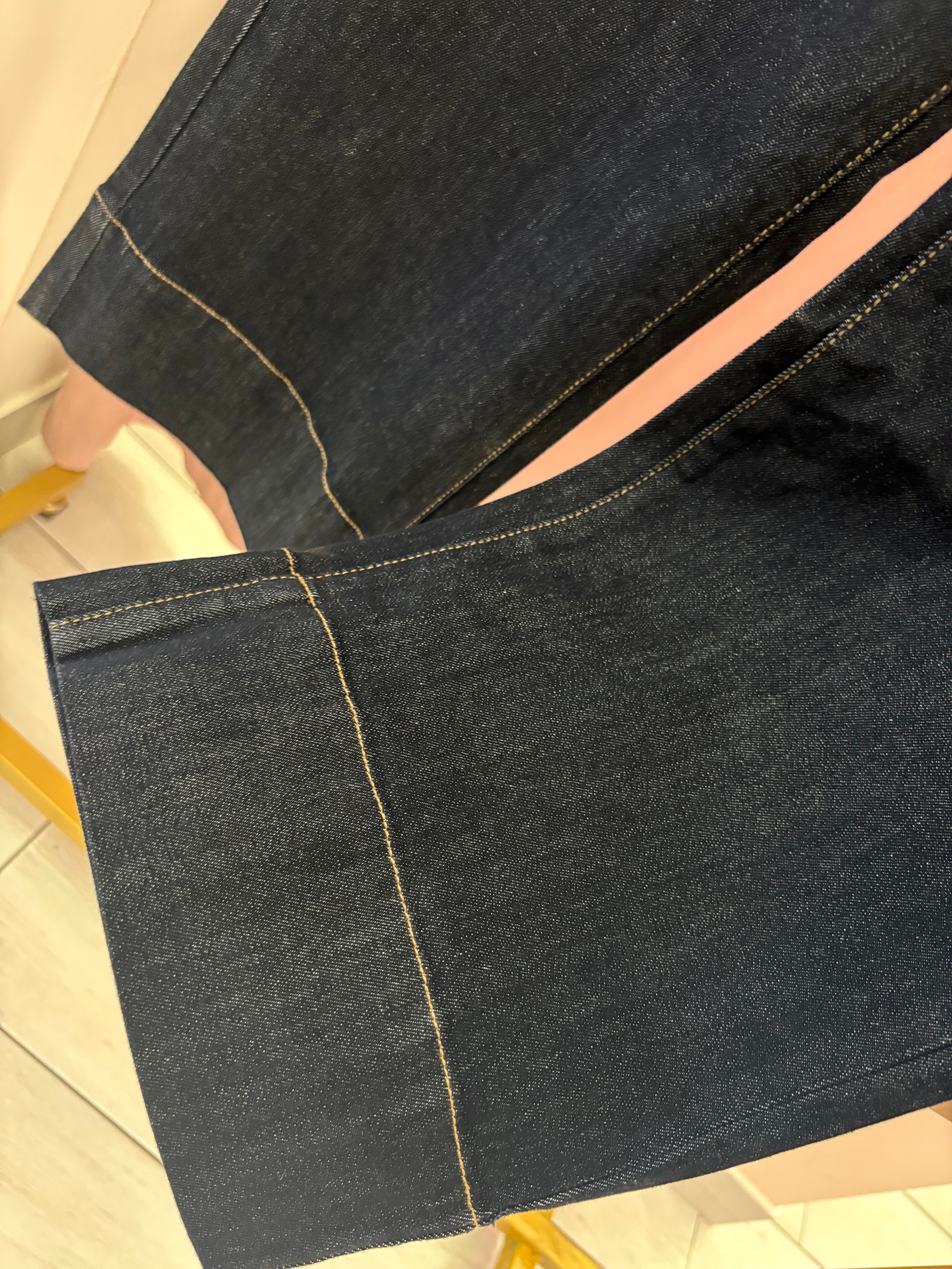 Jeans finto piegone