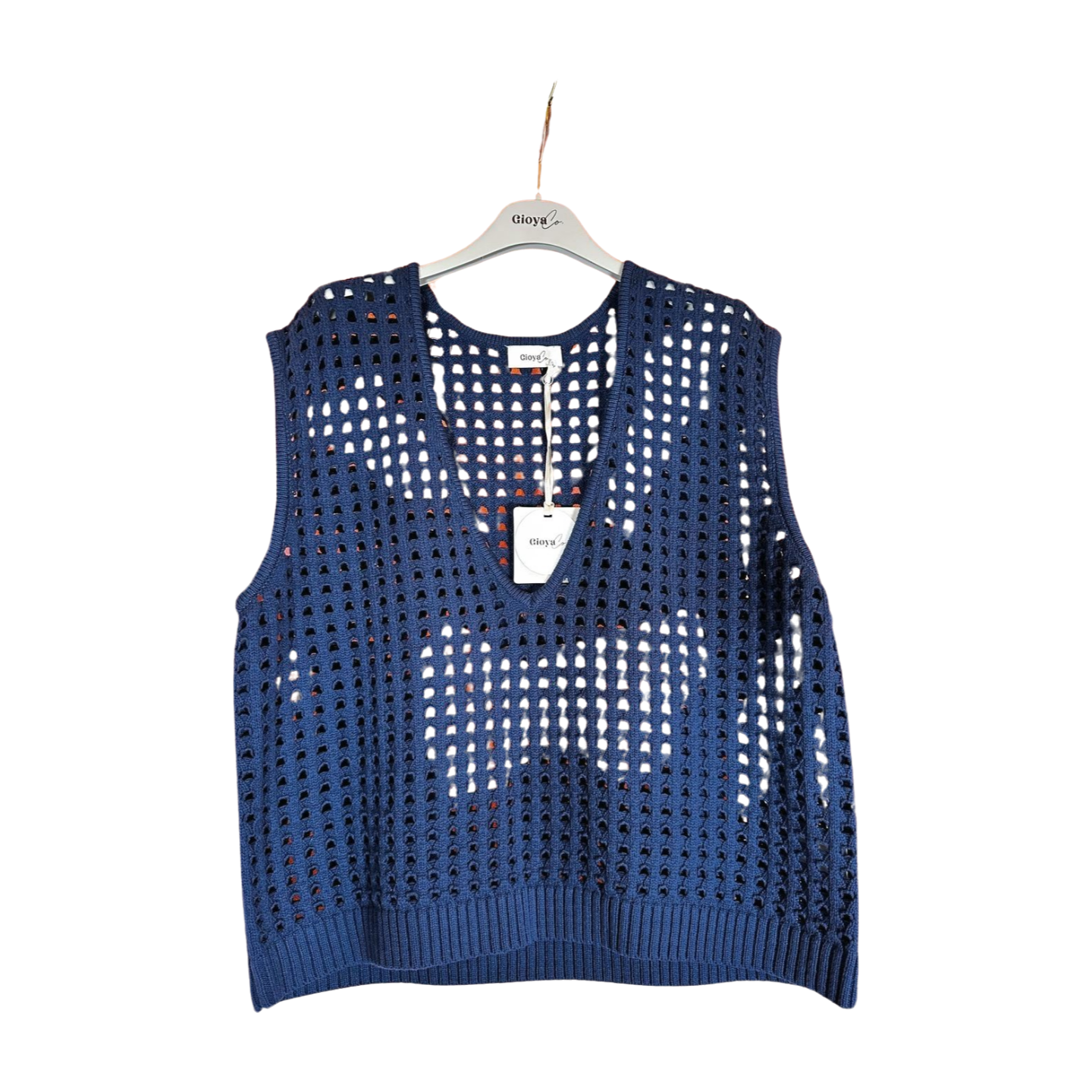 Maglia gilet a uncinetto