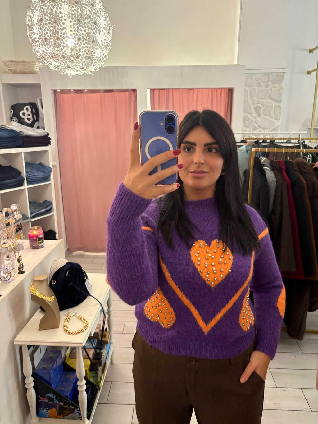 Maglioncino contrasto