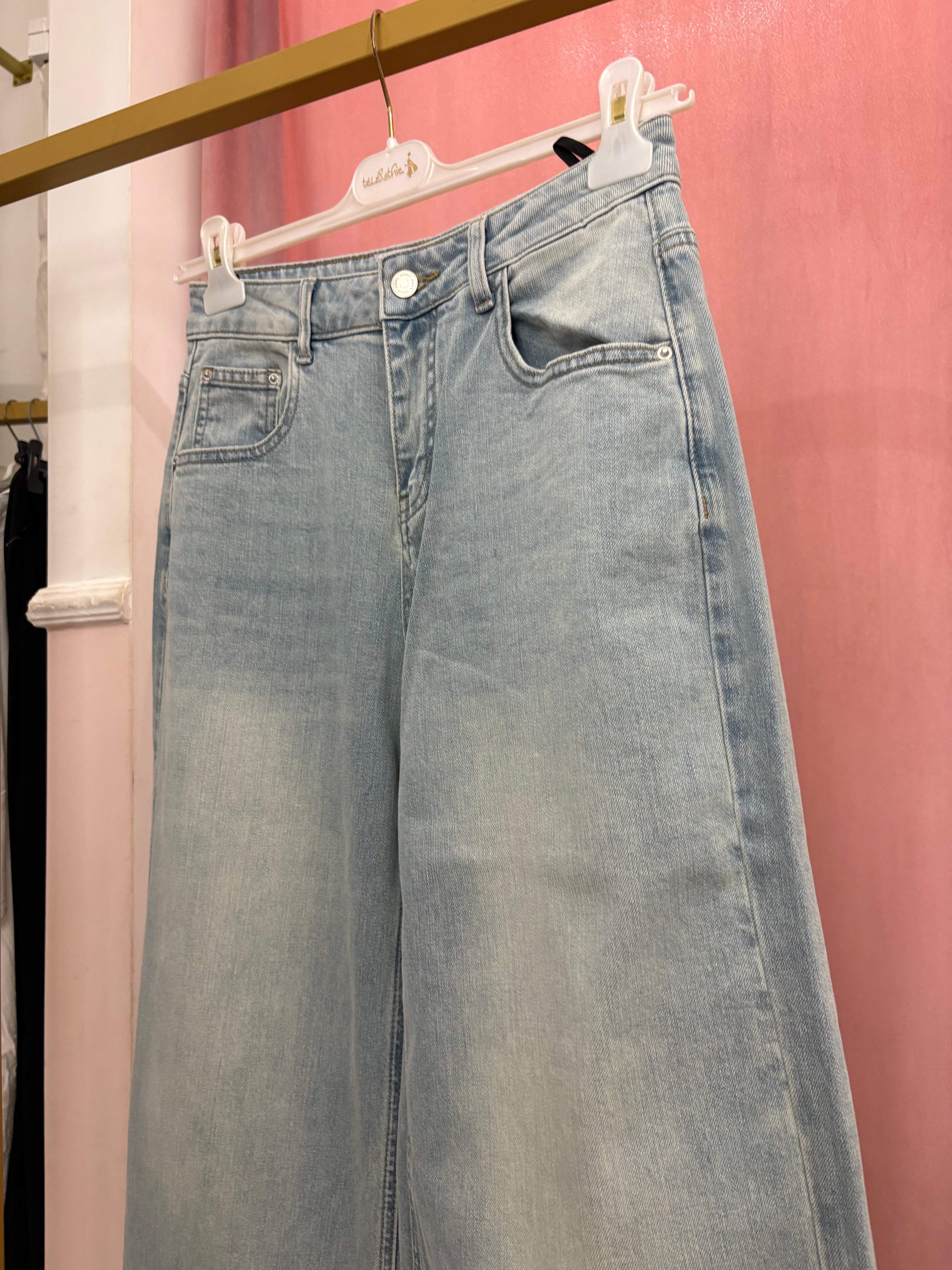 Jeans Over con piegone