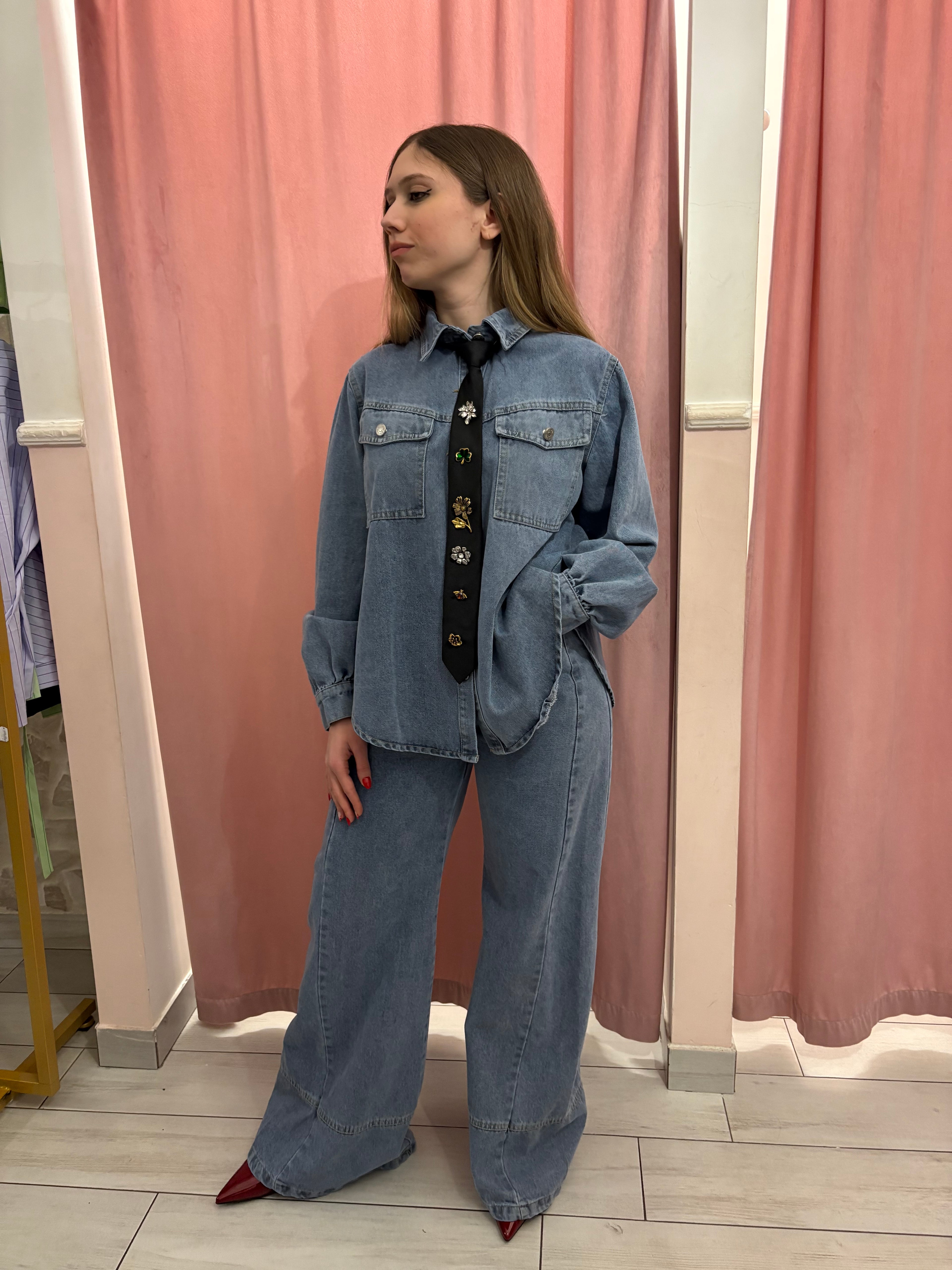 Coordinato in denim