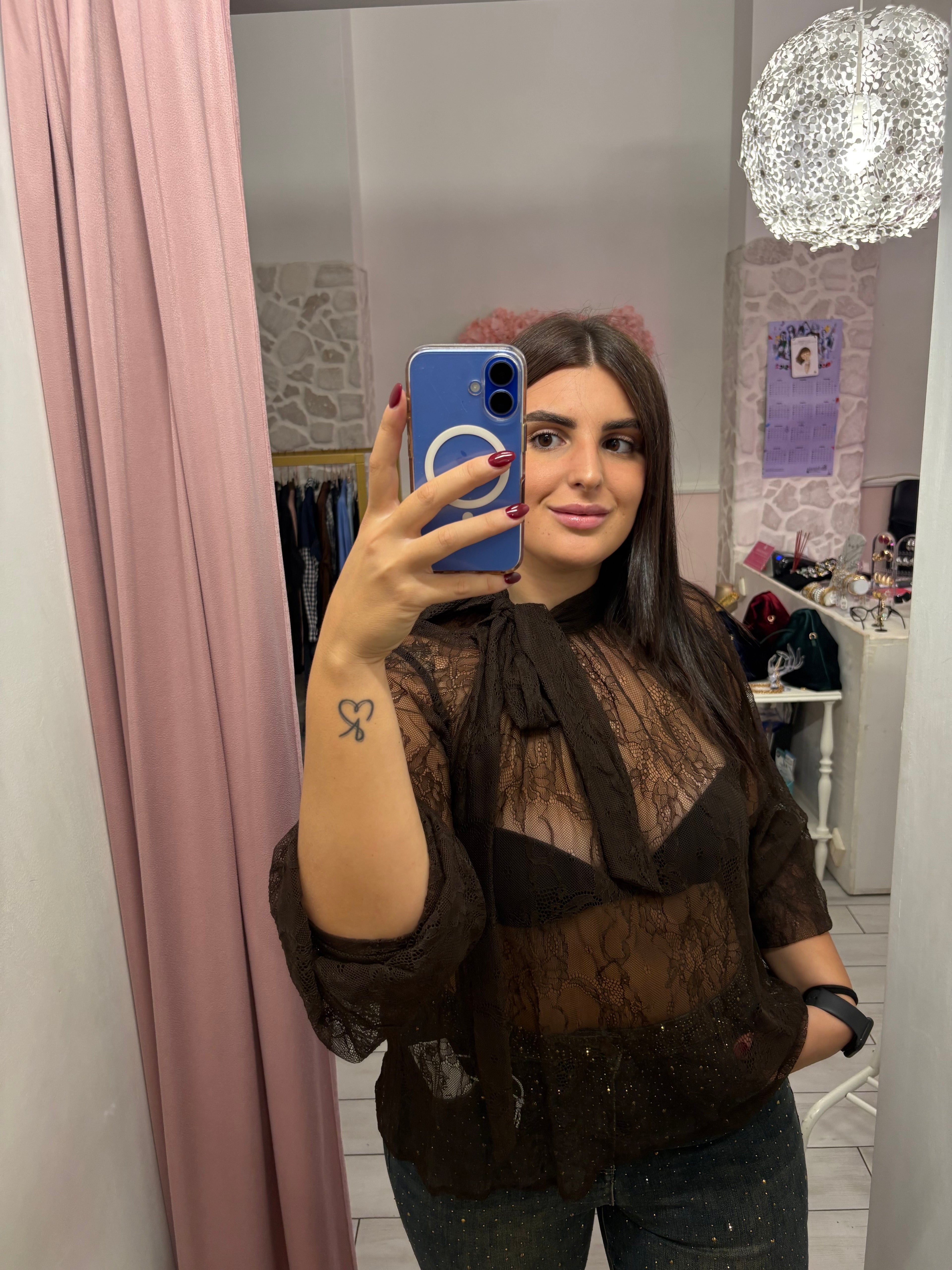Camicia in pizzo
