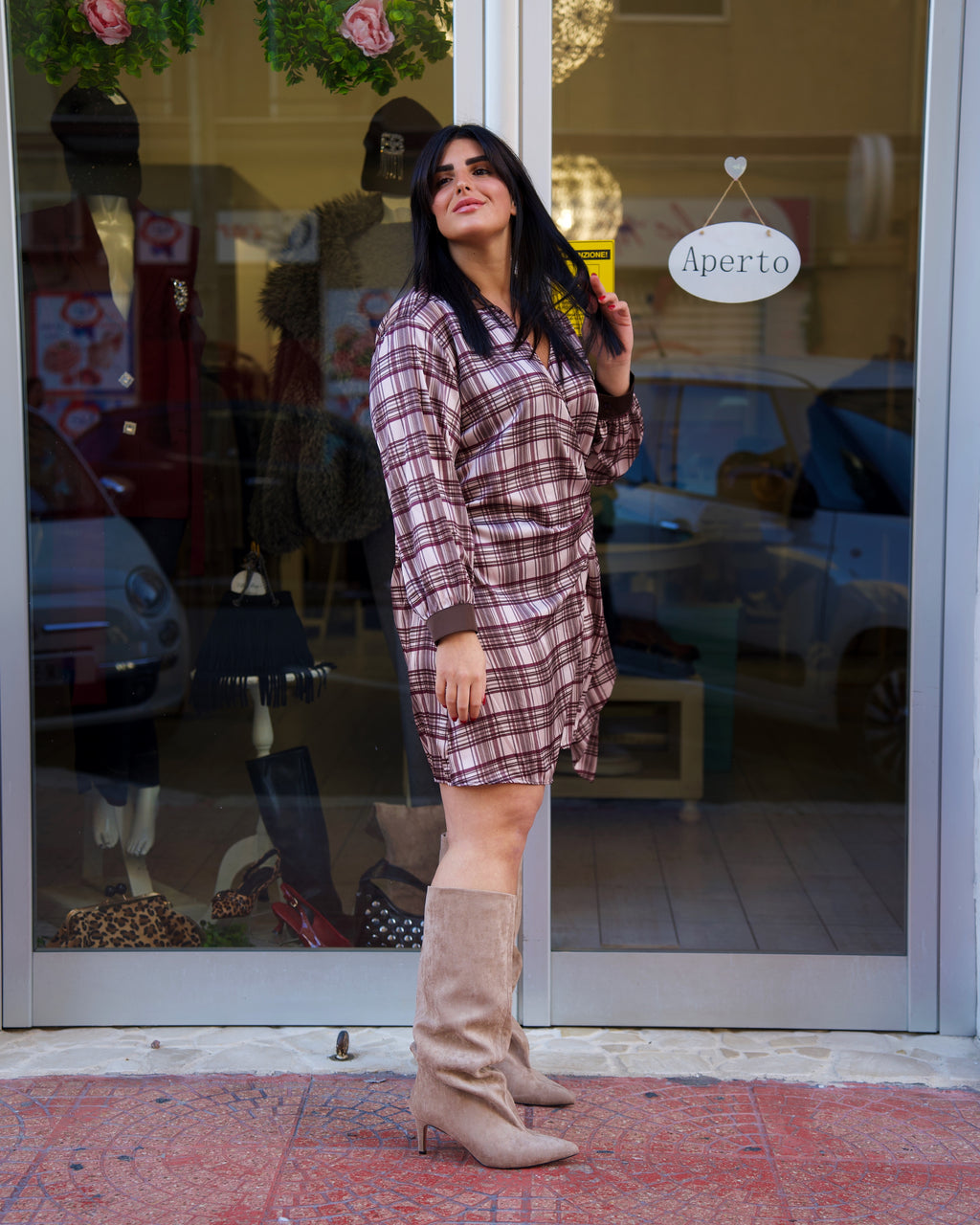 Dress camicia portafoglio