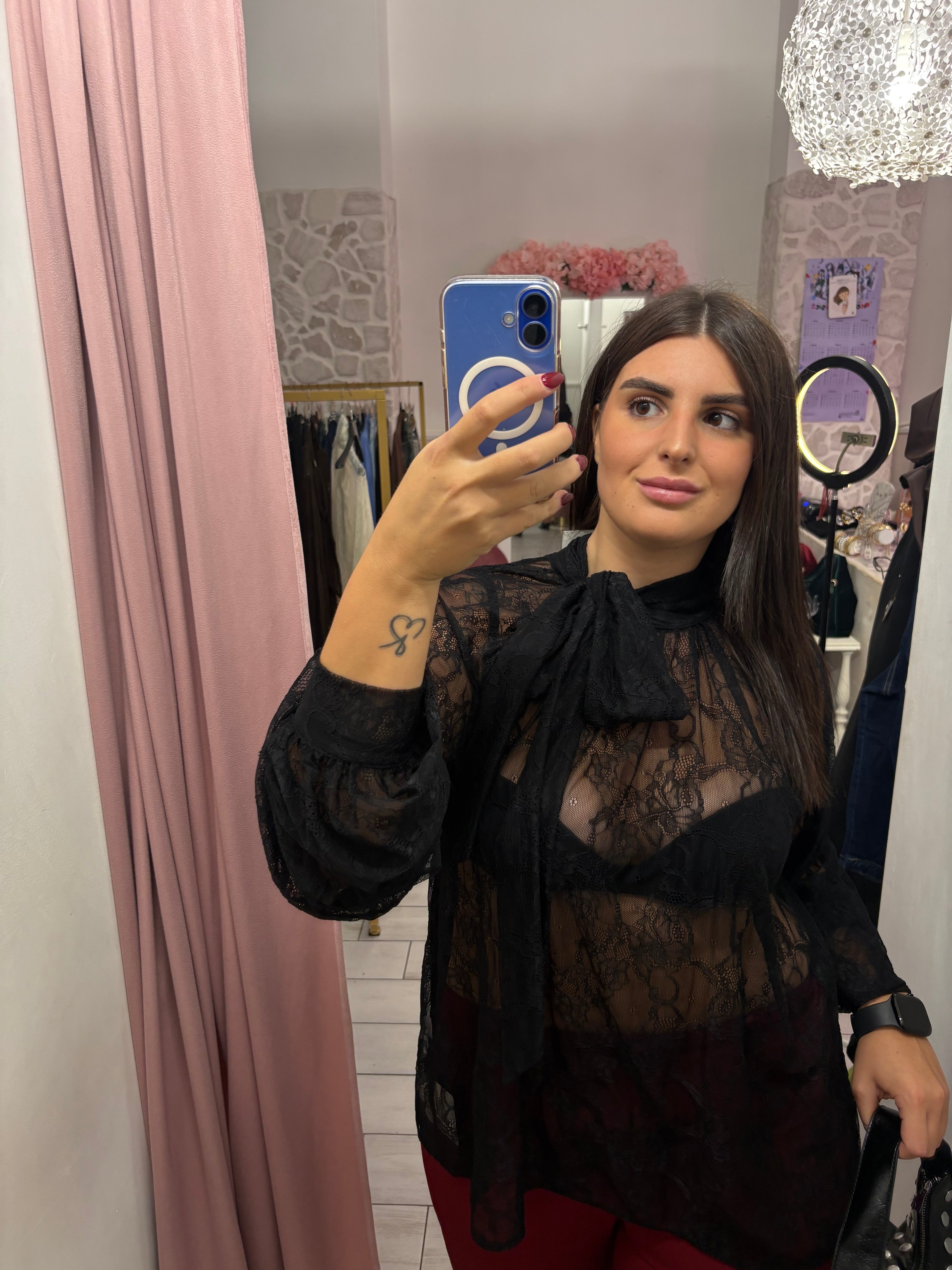 Camicia in pizzo