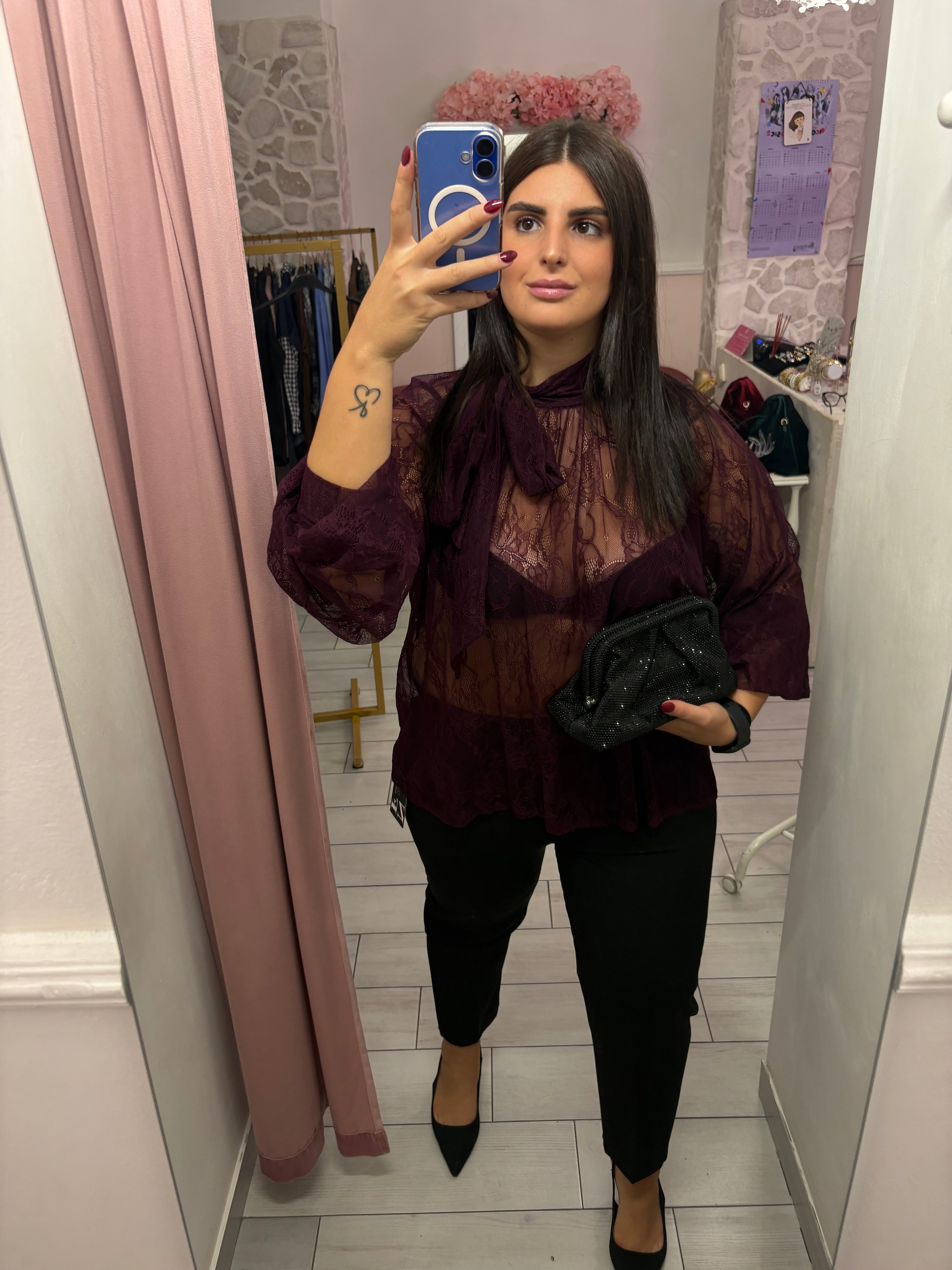 Camicia in pizzo