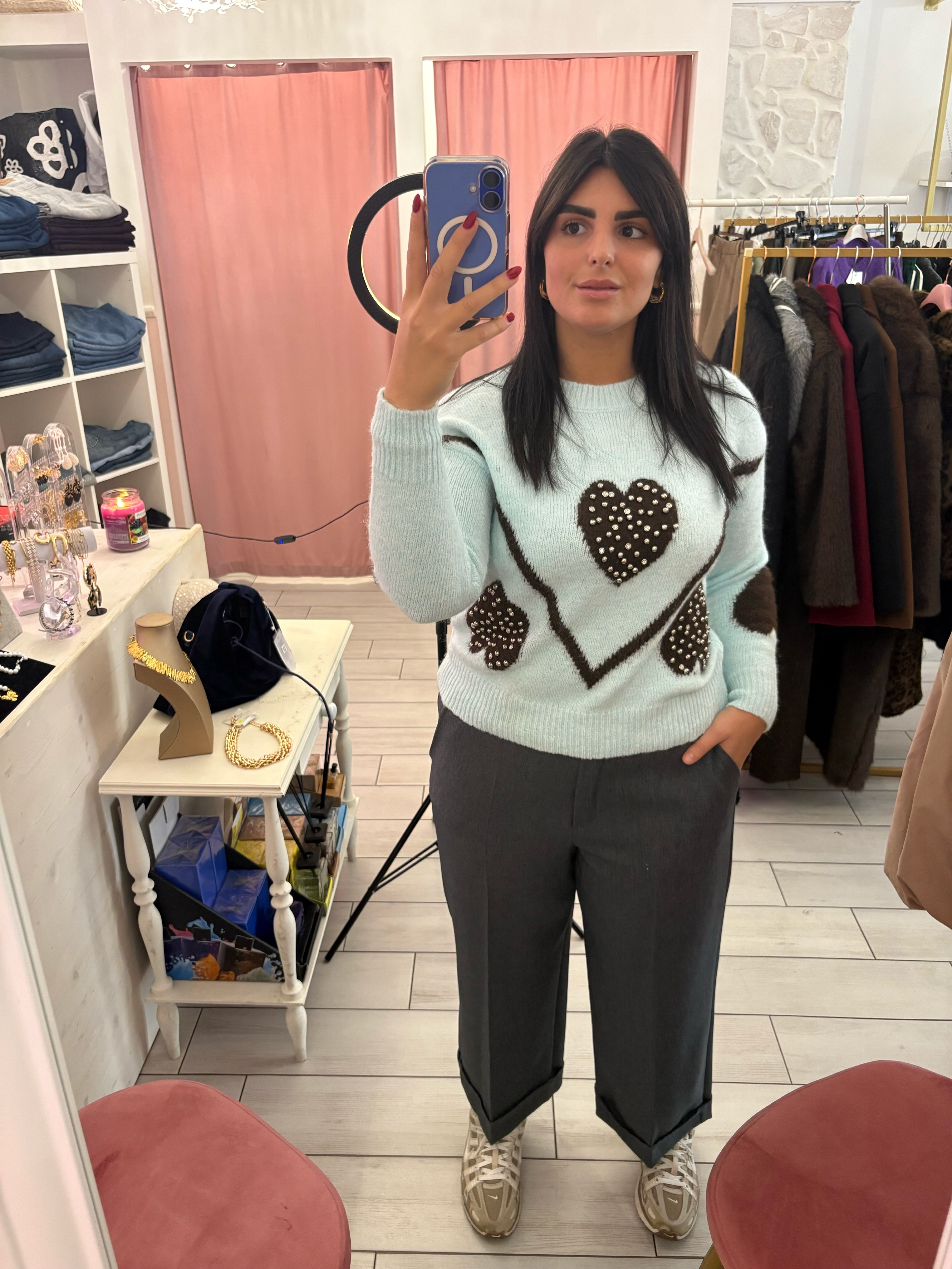 Maglioncino contrasto