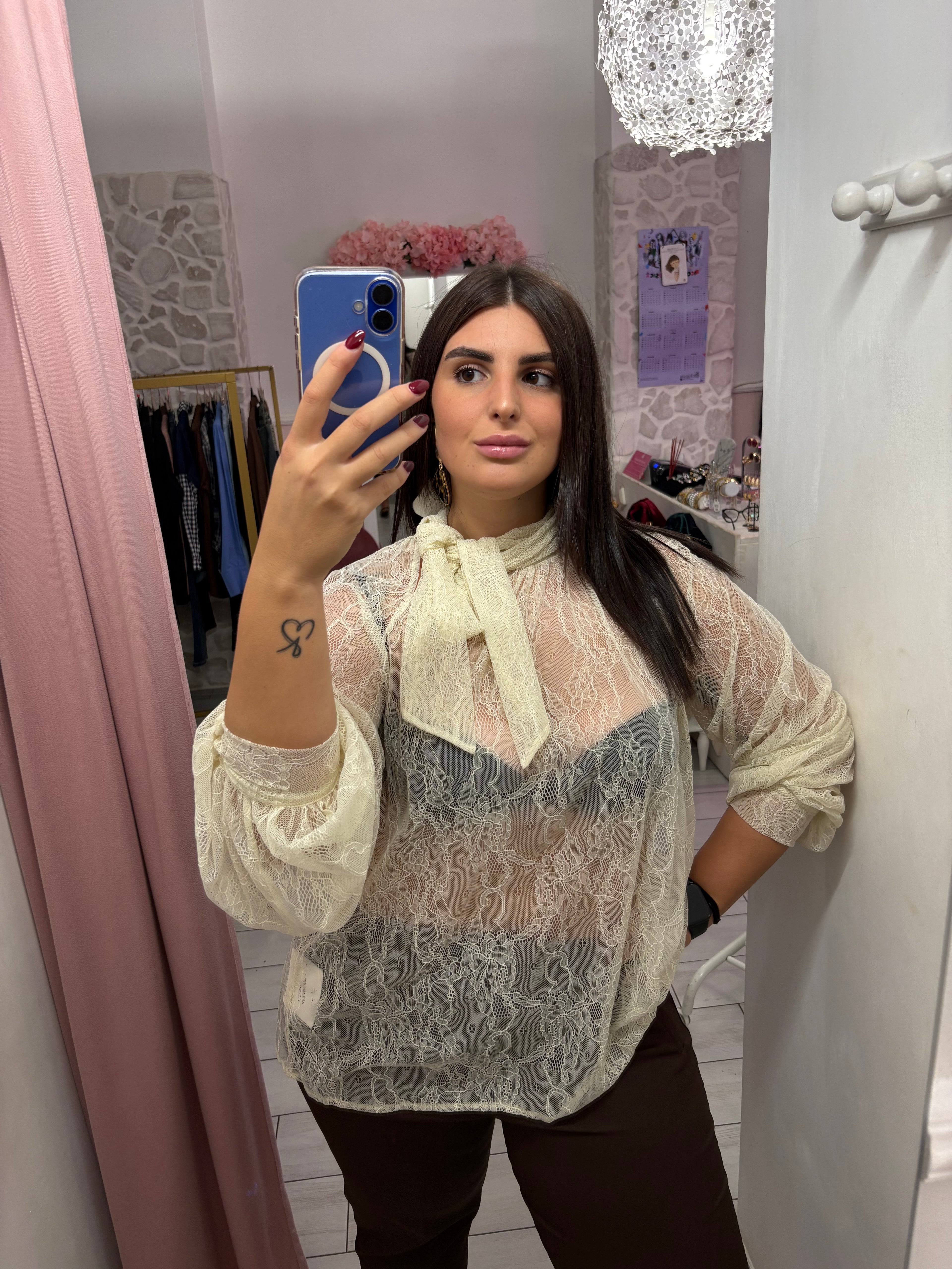 Camicia in pizzo