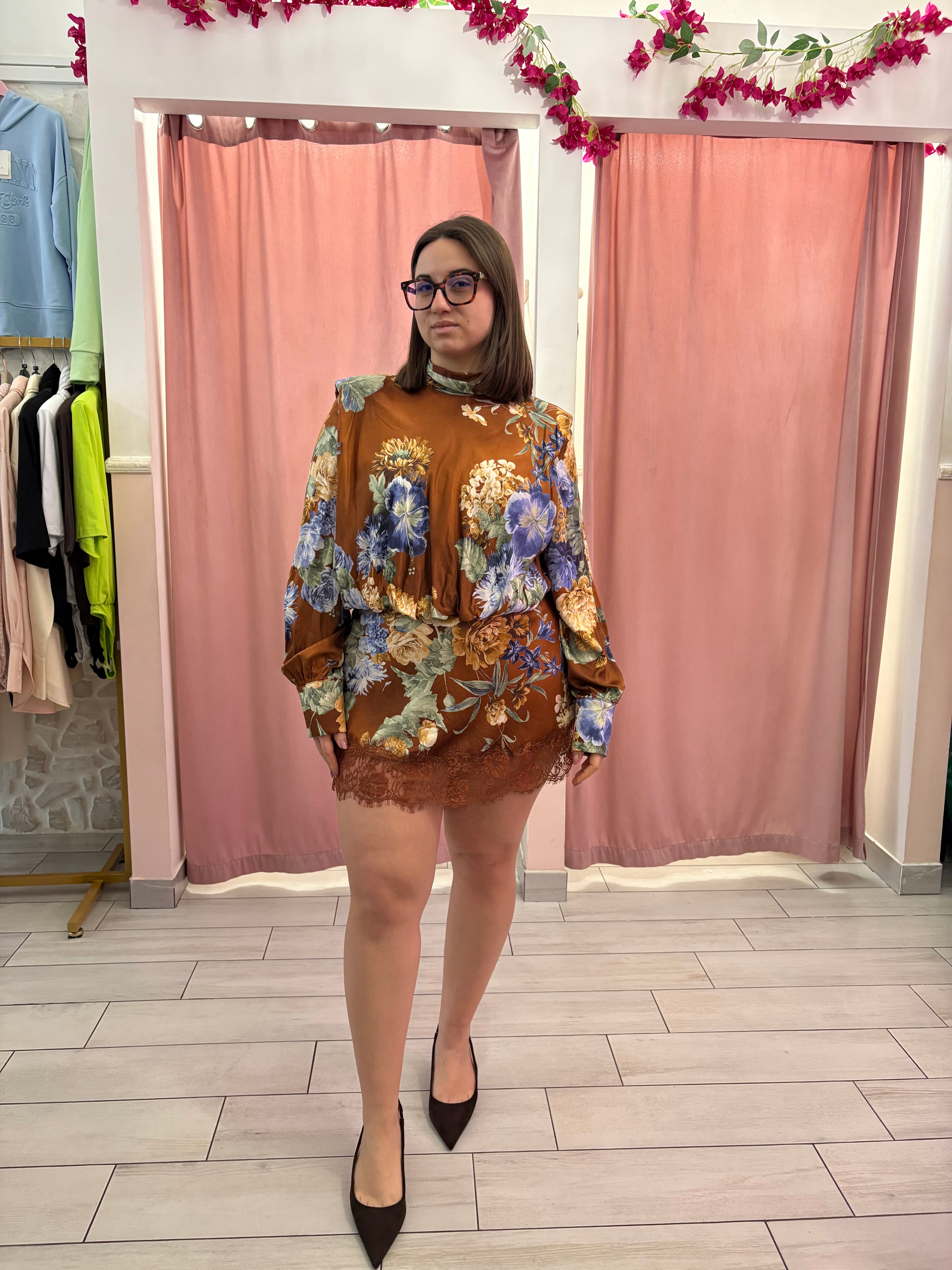 Mini dress flowers Lumina