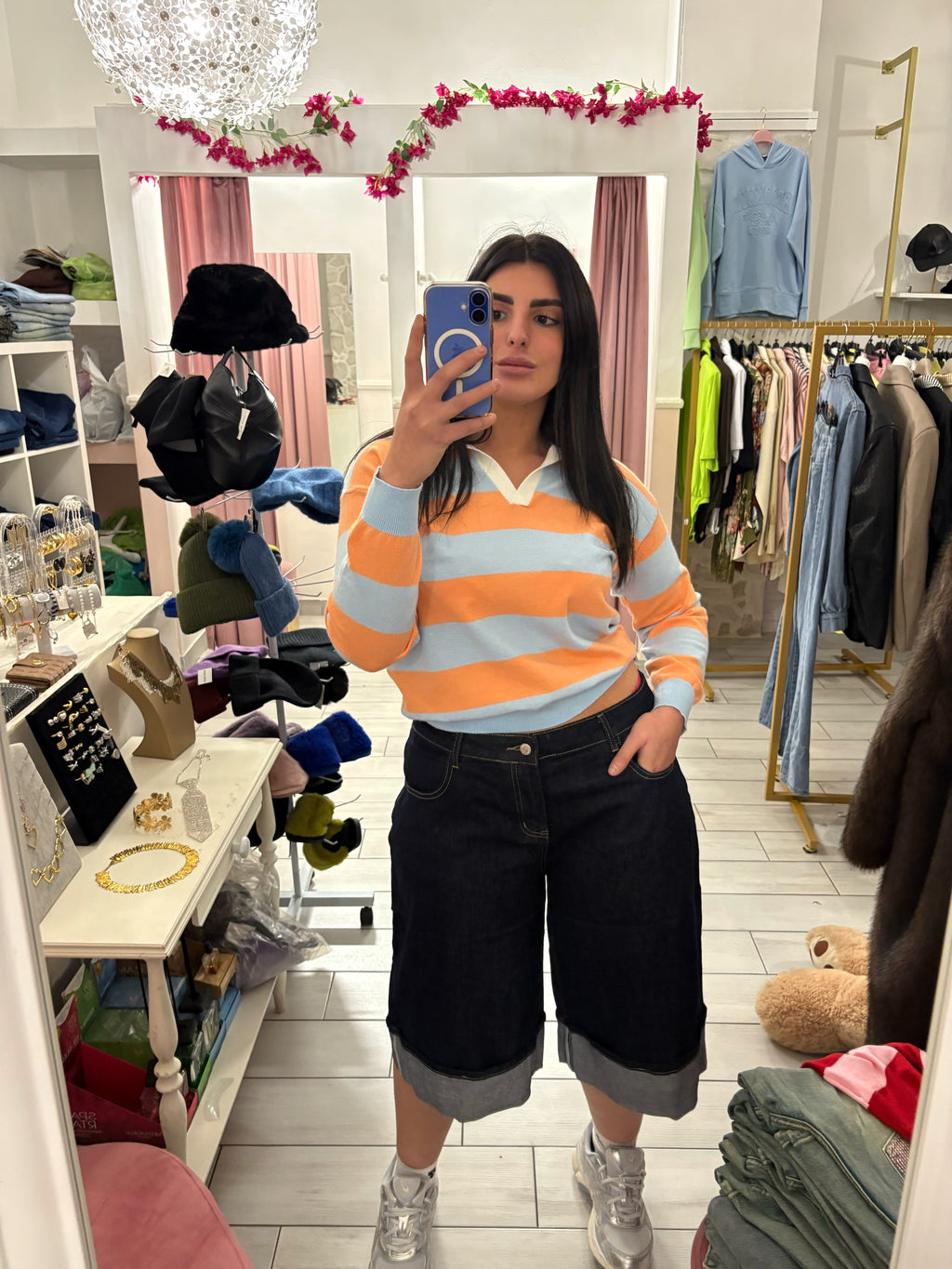 Bermuda in jeans