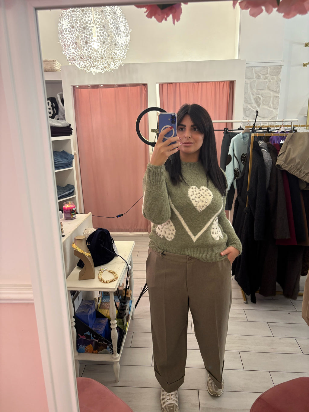 Maglioncino contrasto