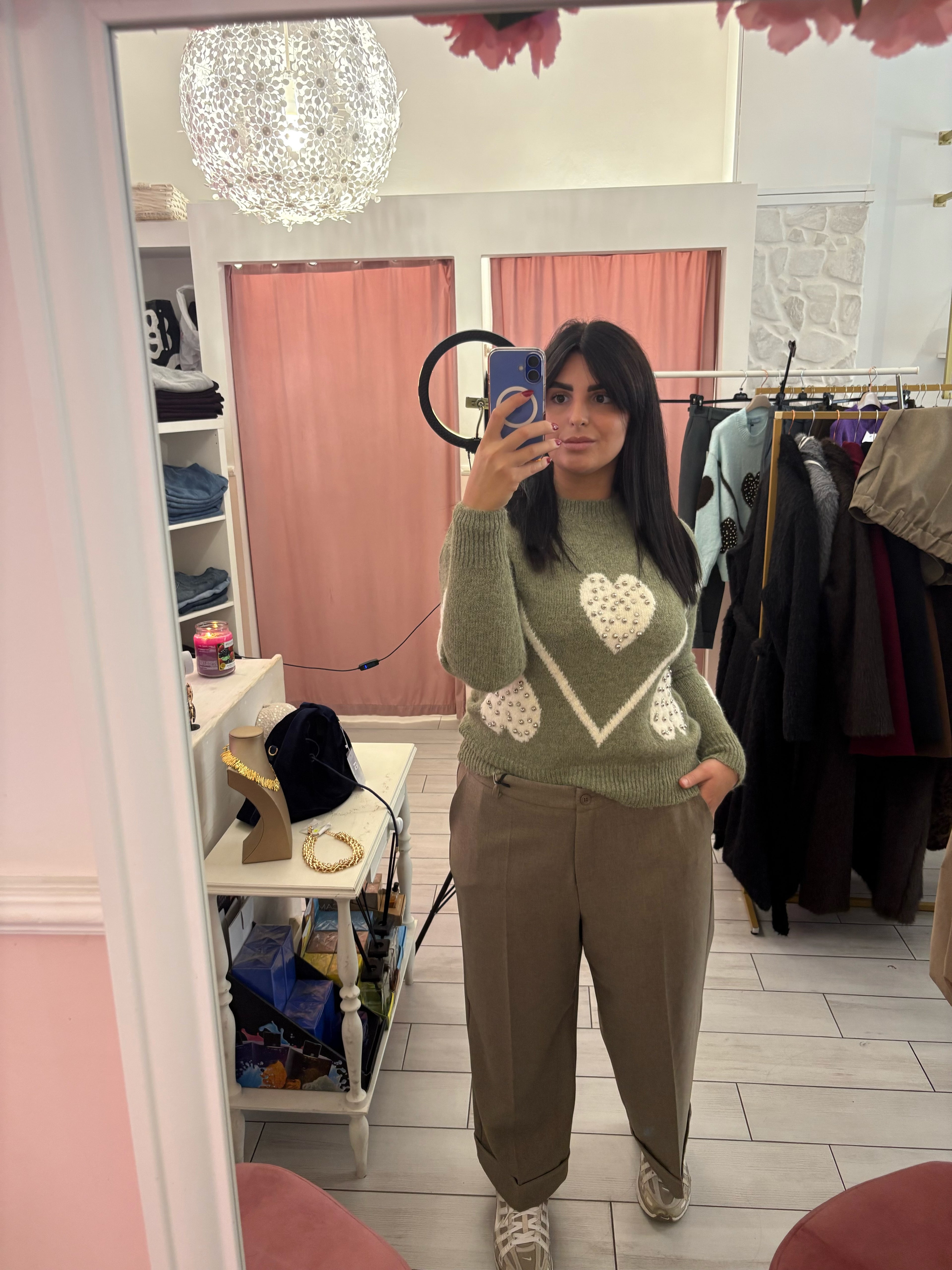 Maglioncino contrasto