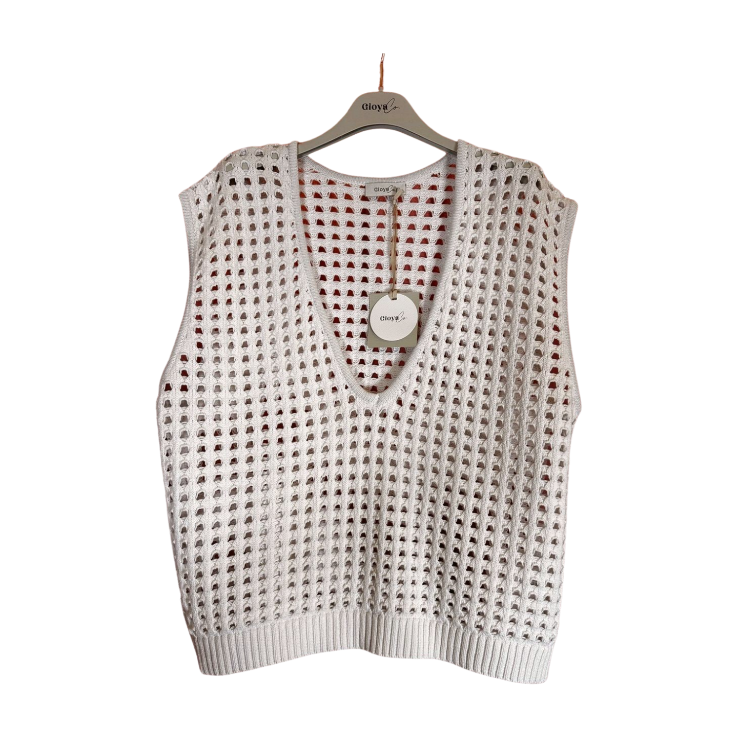 Maglia gilet a uncinetto