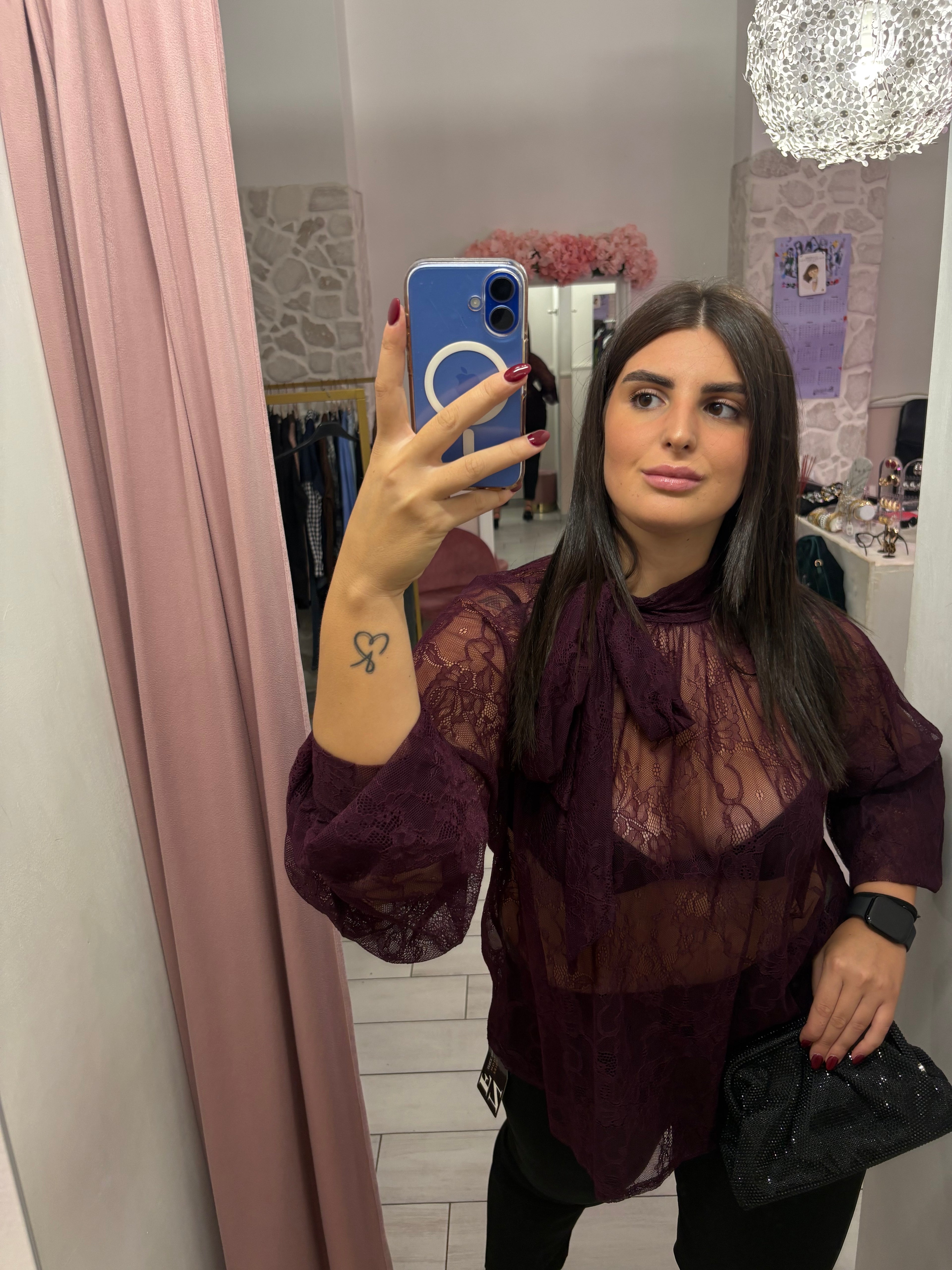 Camicia in pizzo