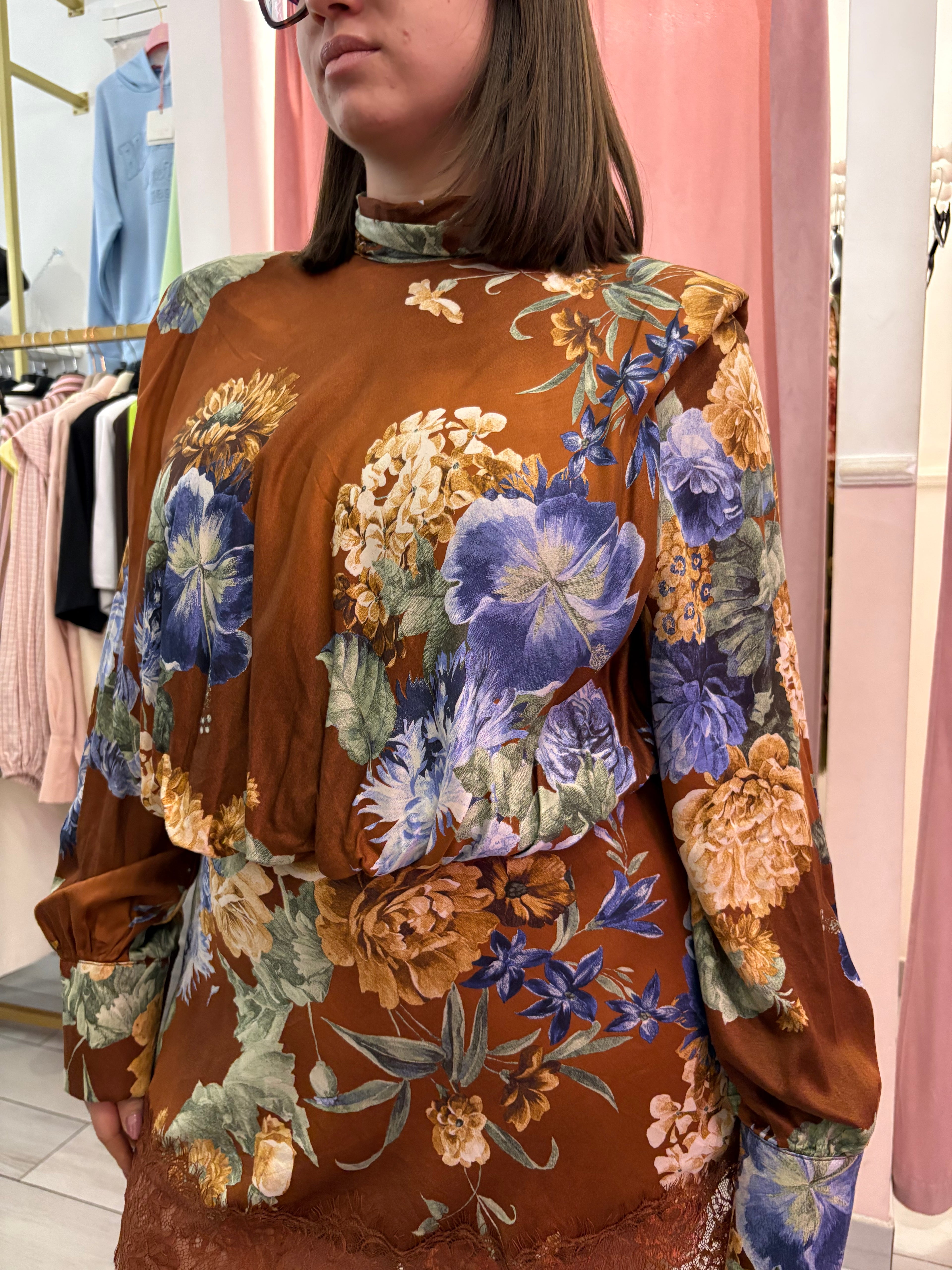 Mini dress flowers Lumina